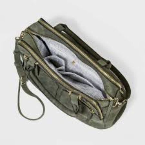 🎉🥳HP🥳🎉Green Satchel Handbag - Picture 2 of 3